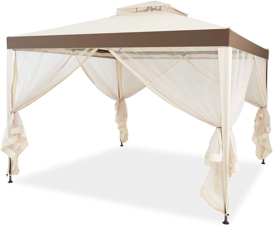 XMLYEC 10x10ft Luxury Gazebo Review