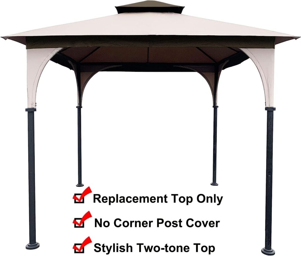 SCOCANOPY Replacement Canopy Top for 8 x 8 Gazebo #L-GZ375PST, L-GZ375PST-3