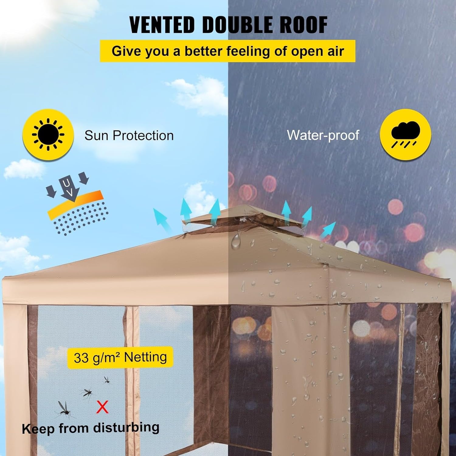 Outdoor Canopy Gazebo Waterproof Review